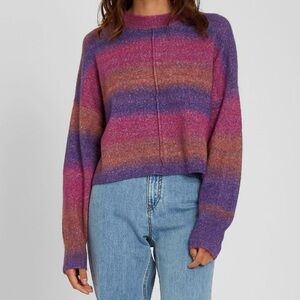 Volcom True to This Ombre Pullover Sweater Wool-blend Medium